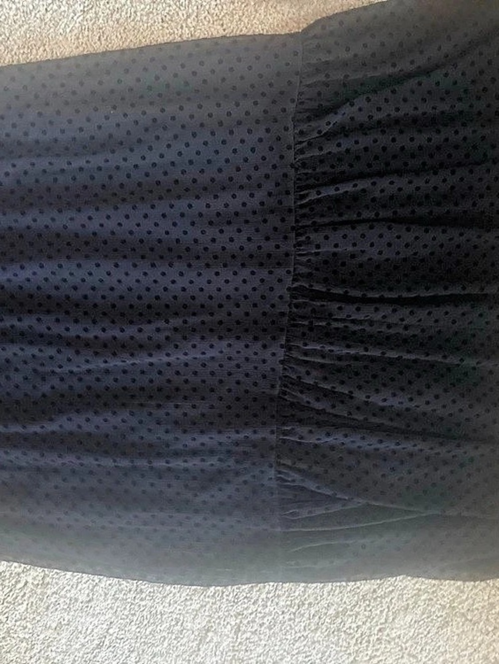 ZARA Black Polka Dot Maxi Dress